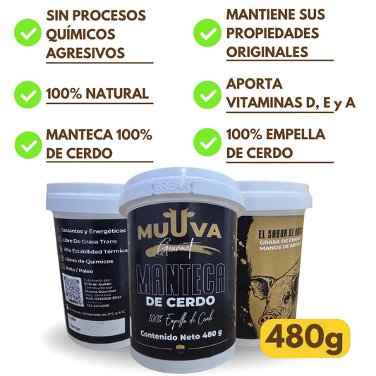 Manteca de Cerdo 100% Natural